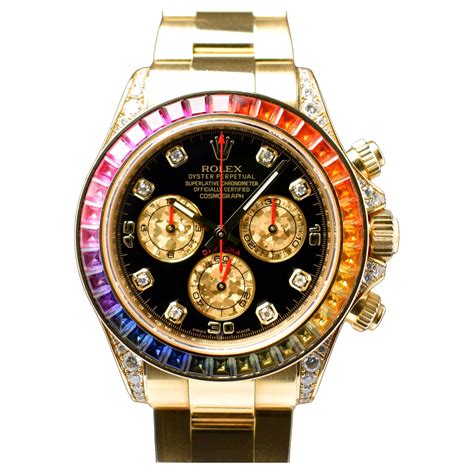 rolex daytona rainbow oro replica|rolex daytona rainbow bezel.